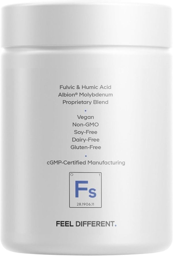 Codeage Binder + Systemic Binder Supplement - Activated  Charcoal Pills, Bentonite Clay Mineral Powder, Fulvic & Humic Acids,  Molybdenum, Carbon Forms - 90 Capsules - Image 2