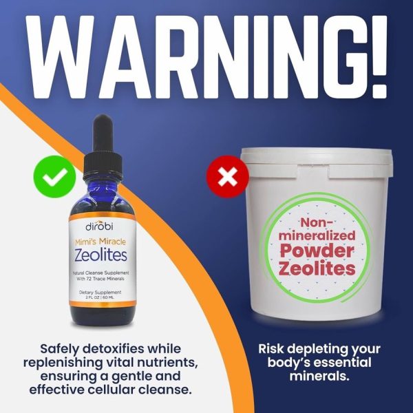 Mimi's Miracle Zeolites: Micronized Zeolite Supplement Liquid with  70 Trace Minerals - Supports Cell Restoration, Immune & Digestive  Tract Health - (2 oz Bottle, 30 Day Supply) - Image 4