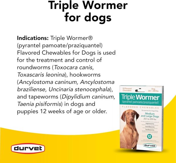 Durvet Triple Wormer for Medium and Large Dogs - Image 4