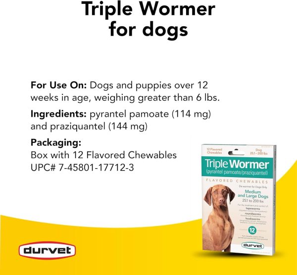 Durvet Triple Wormer for Medium and Large Dogs - Image 3